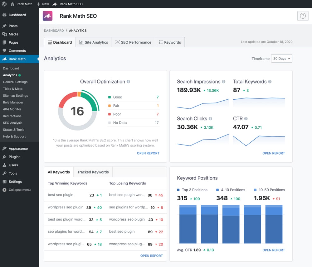 Google Search Console & Analytics Integration