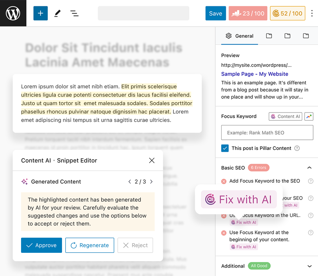 Fix SEO Tests with AI