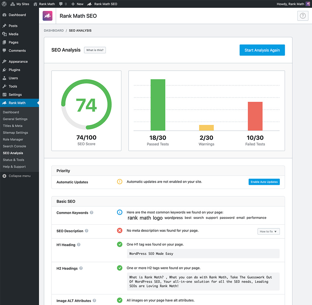 SEO Analyzer