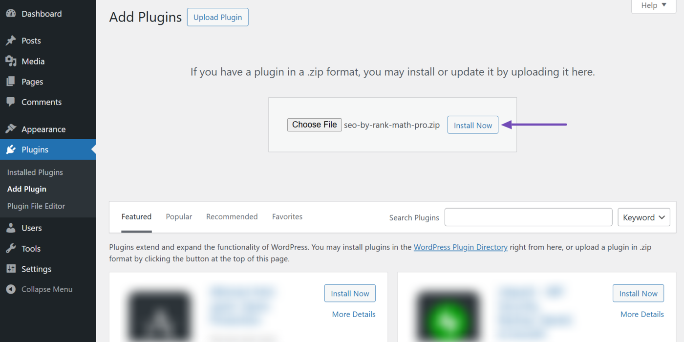 Click Install Now