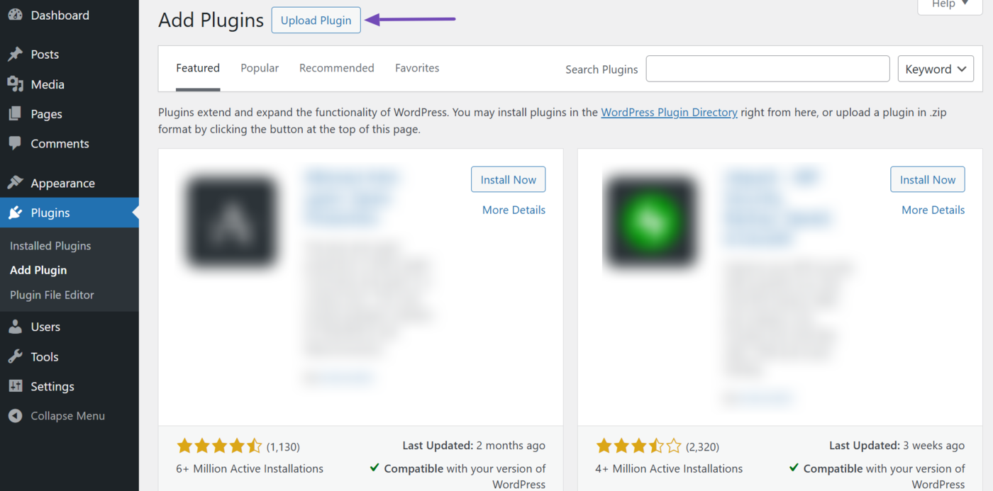 Upload Plugin