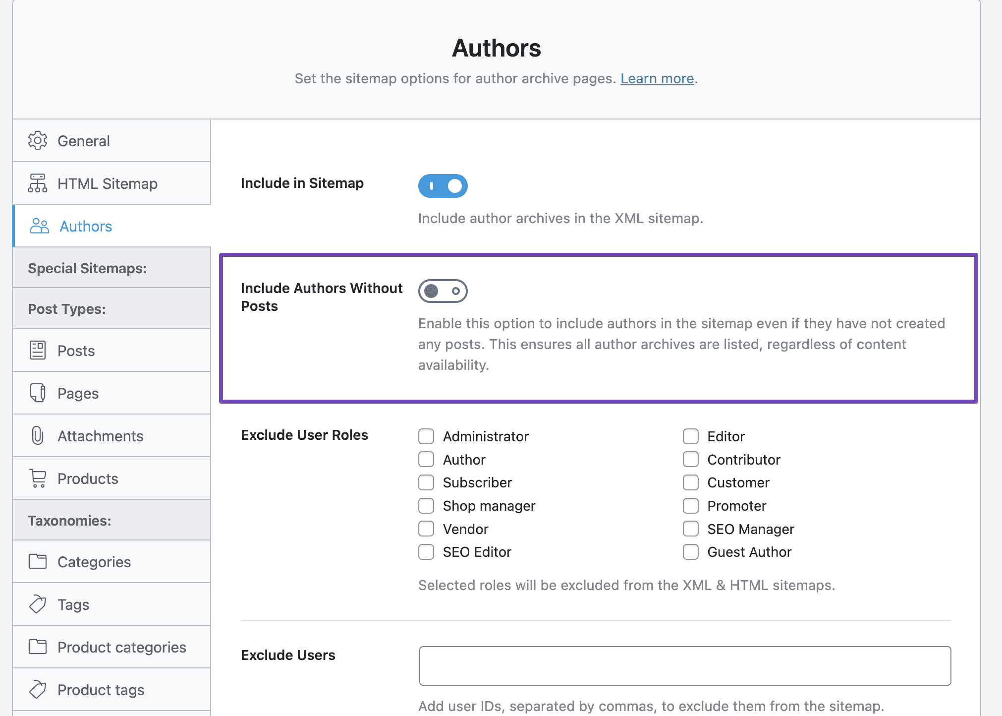 Include Authors Without Posts