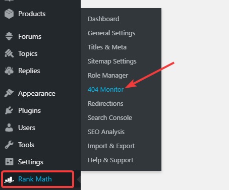 Rank Math 404 Monitor, How To Fix 404 Errors In Rank Math