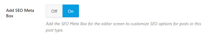 add seo meta box for posts