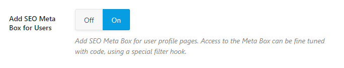 add seo meta box for users