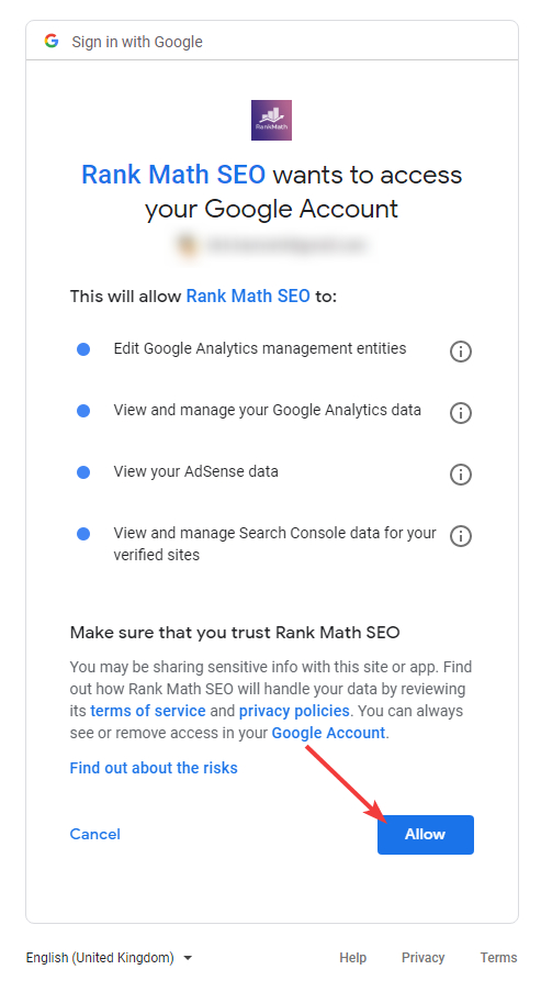 ballow permissions to rank math