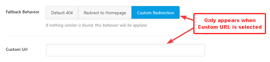 custom redirection options