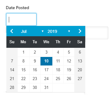 date posting of job