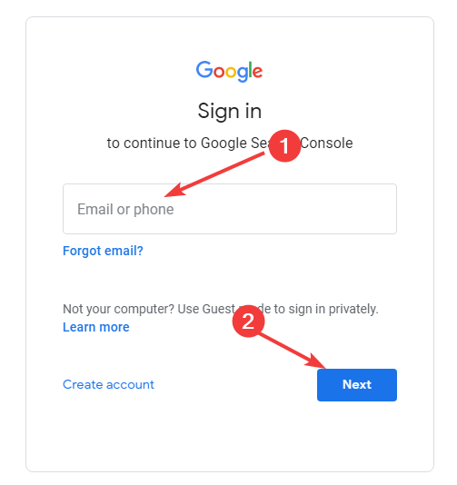 enter-credentials-to-log-into-search-console