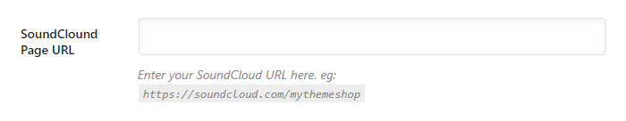 enter your soundcloud page url