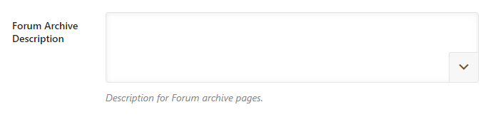 forum archive description template