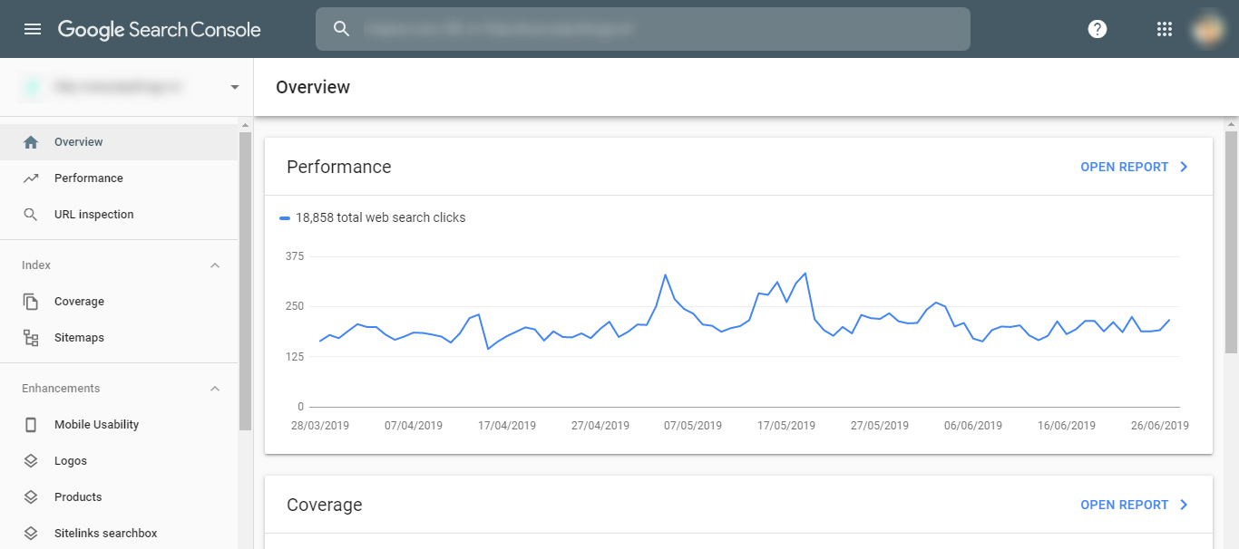 google search console overview