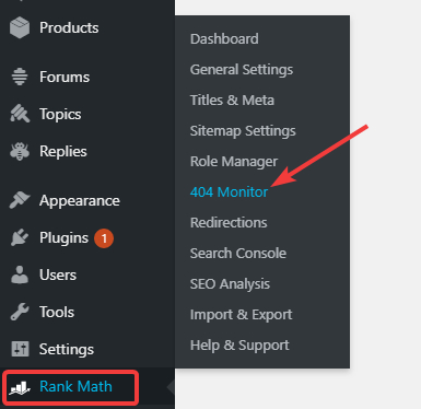 how to reach the 404 monitor