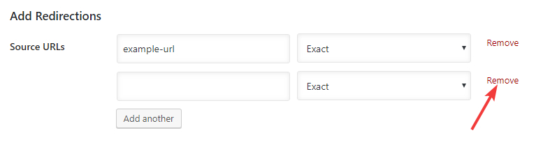 how to remove a source url