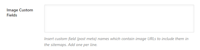 image custom fields in forum sitemaps