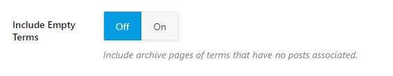 include empty terms in product categories sitemap