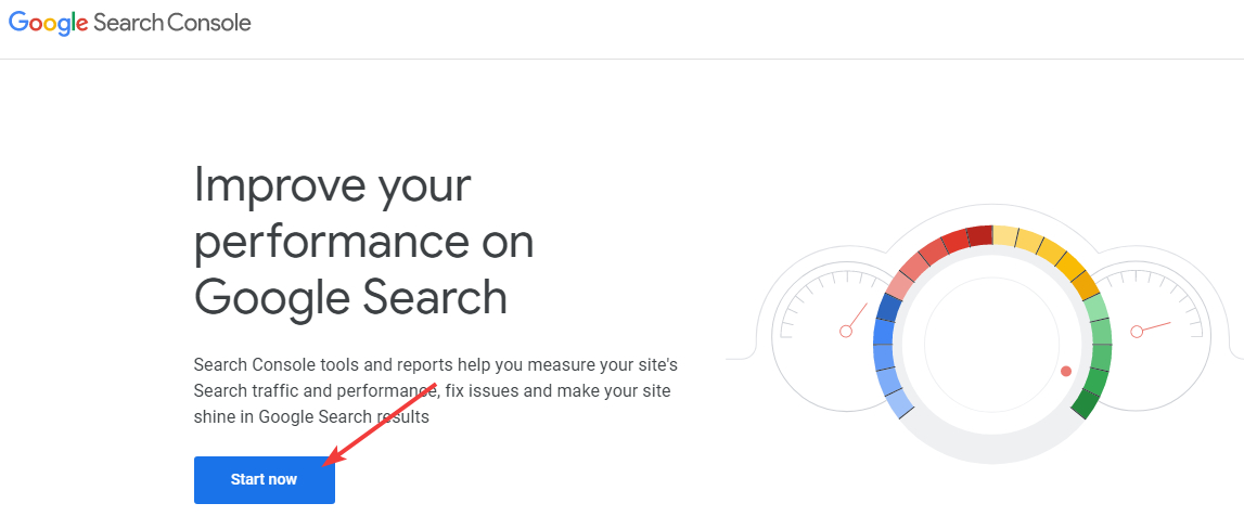 log into google search console