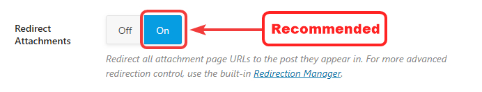 redirect attachements