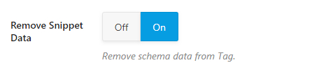 remove snippet data product tag