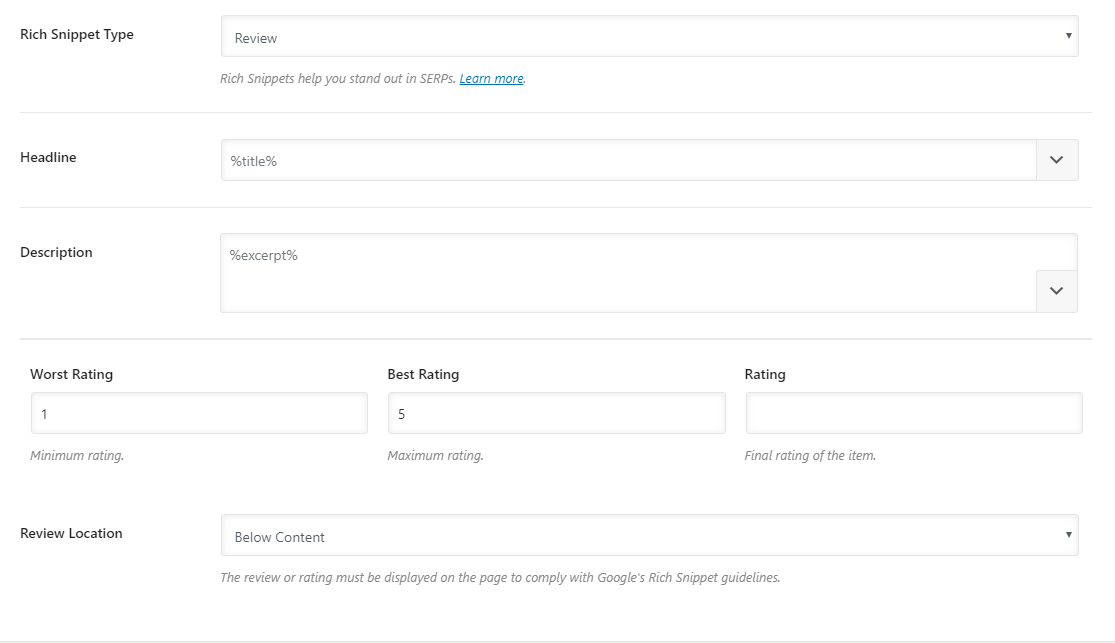 Configuring “Schema Markup” in Rank Math » Rank Math