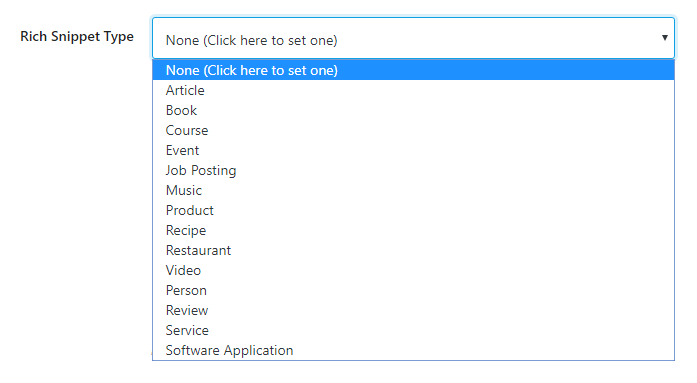 rich snippet type for replies