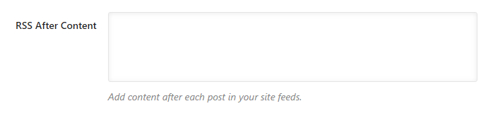 rss after content