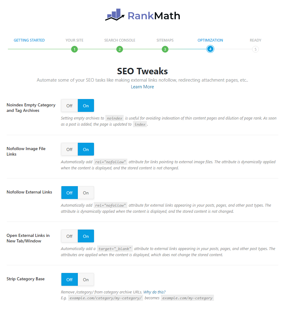 sitemap-completed-settings