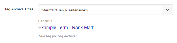 tag archive titles template format