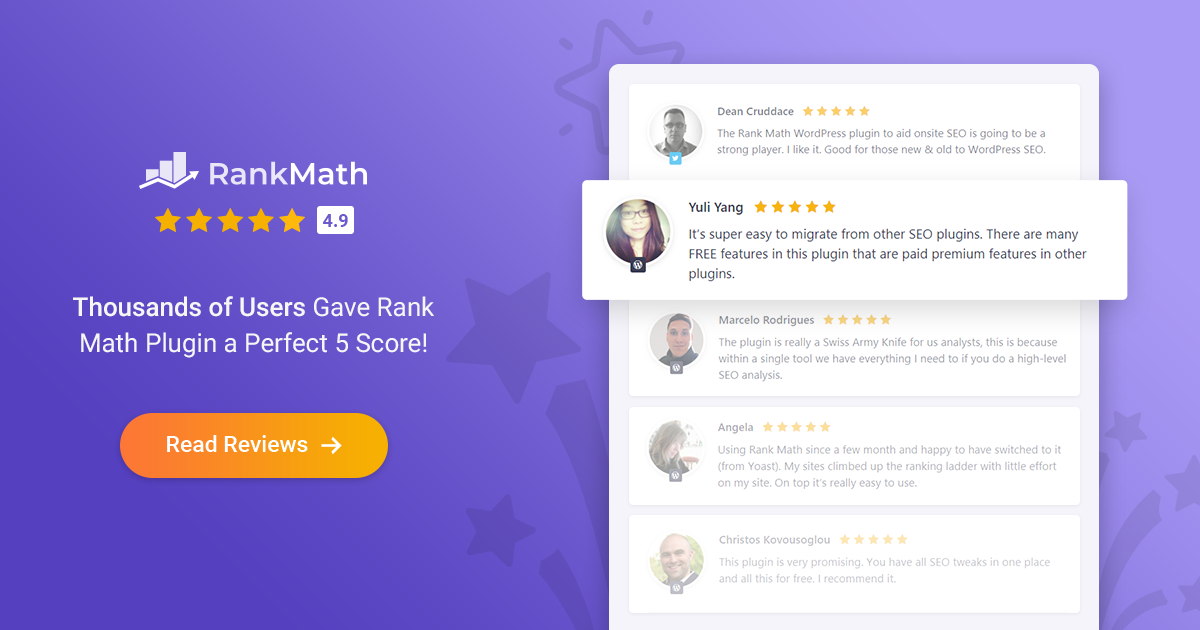 Reviews of Rank Math SEO Plugin - See What Others are Saying