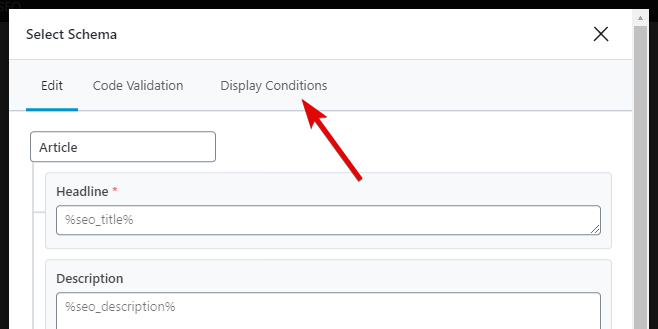 Head To Display Conditions