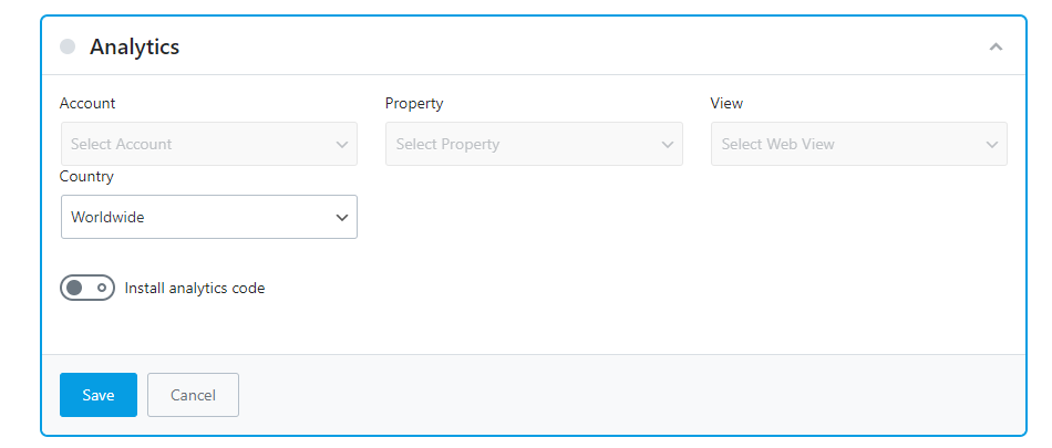 Analytics All Options In Rank Math Module