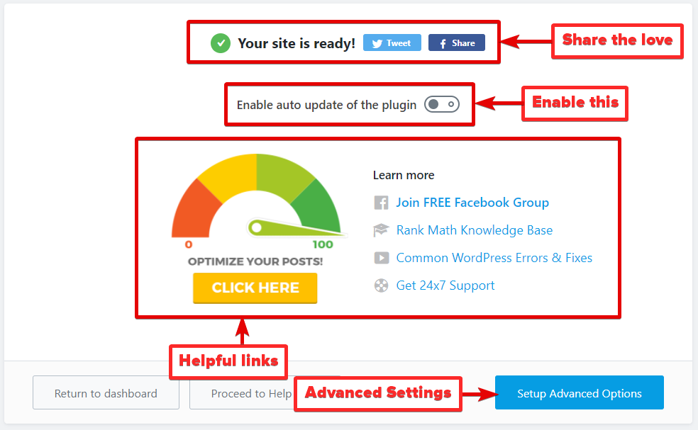 Easy Settings Configured And Some Helpful Links