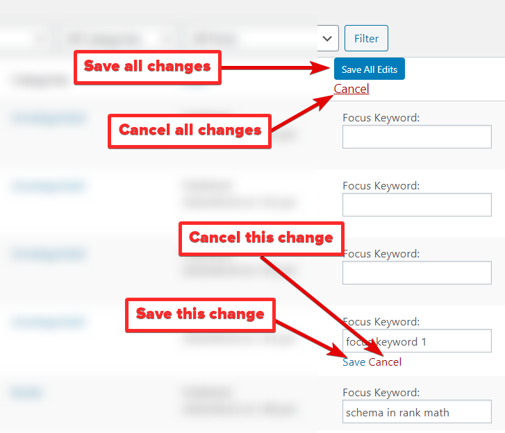 How To Save Or Discard Changes On The SEO Details Field