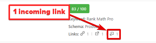 How To See Number Of Incoming Links To A Post In Rank Math