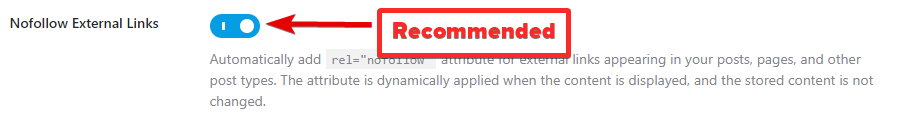 Option To Nofollow All External Links In Rank Math