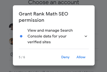 Rank Math Permission Five