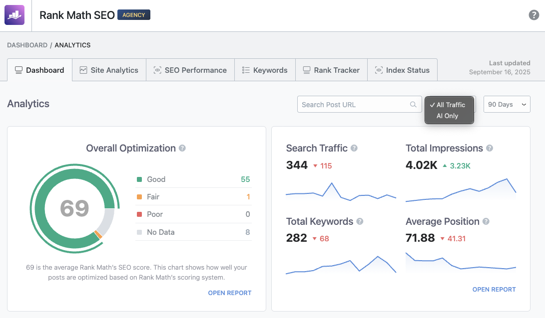 Choose Traffic Source