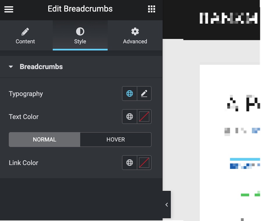 style-options-for-breadcrumbs-in-elementor