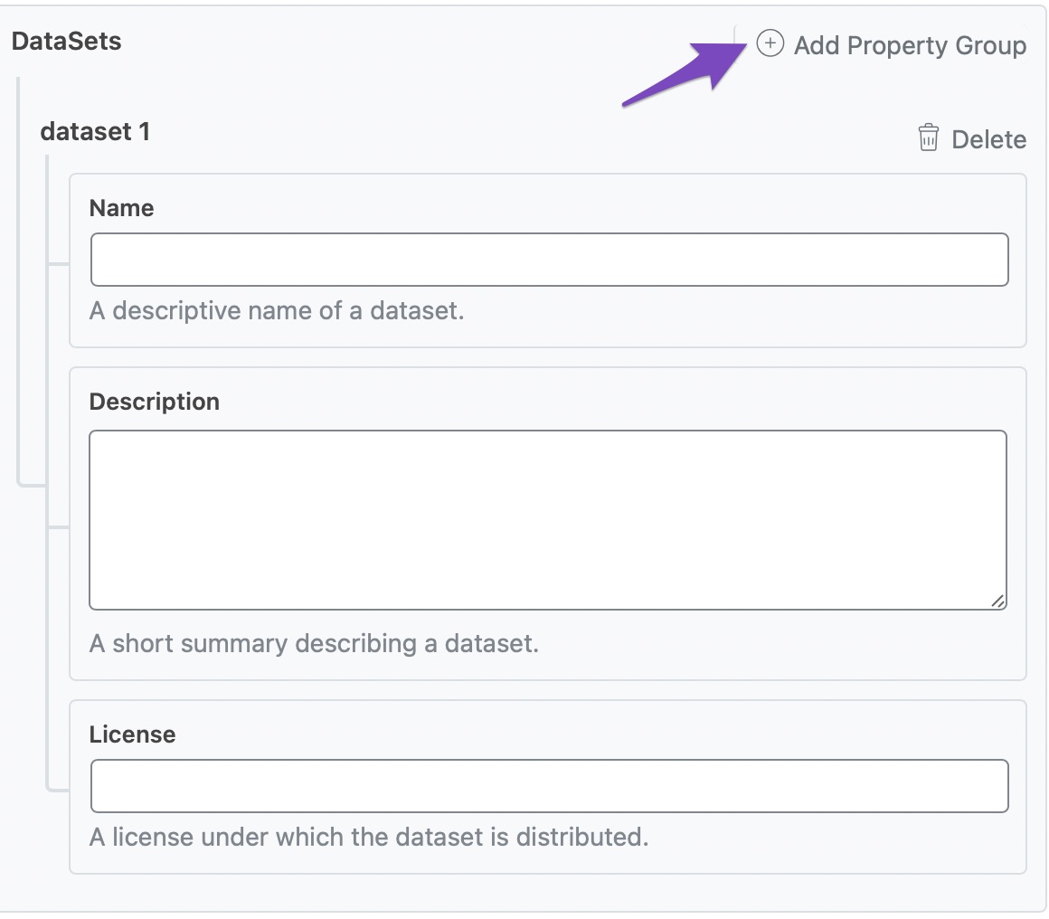 Add DataSets