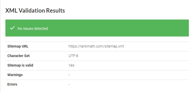 XML Validation