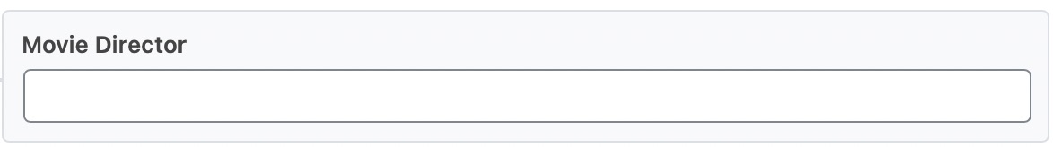 Enter the name of the movie director