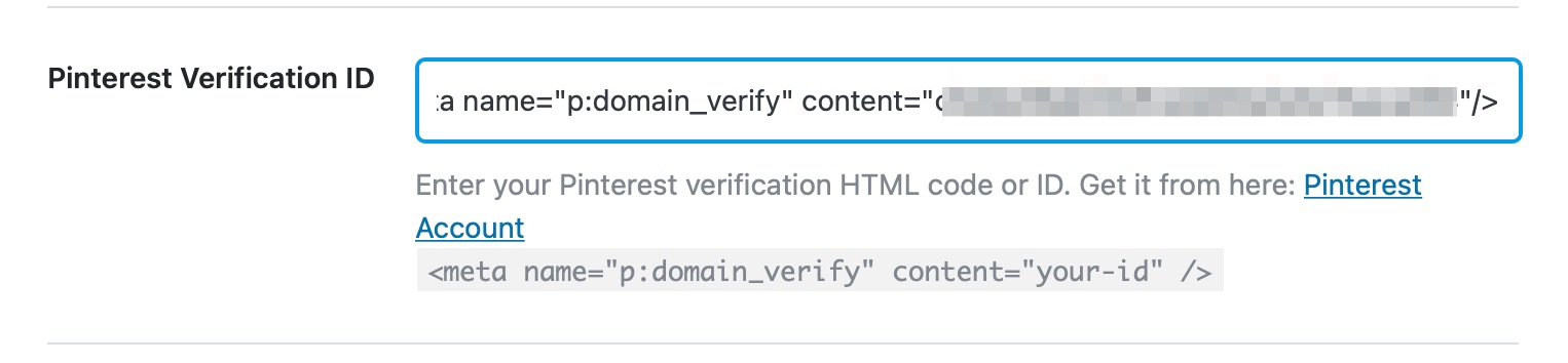 Paste code in the Rank Math plugin