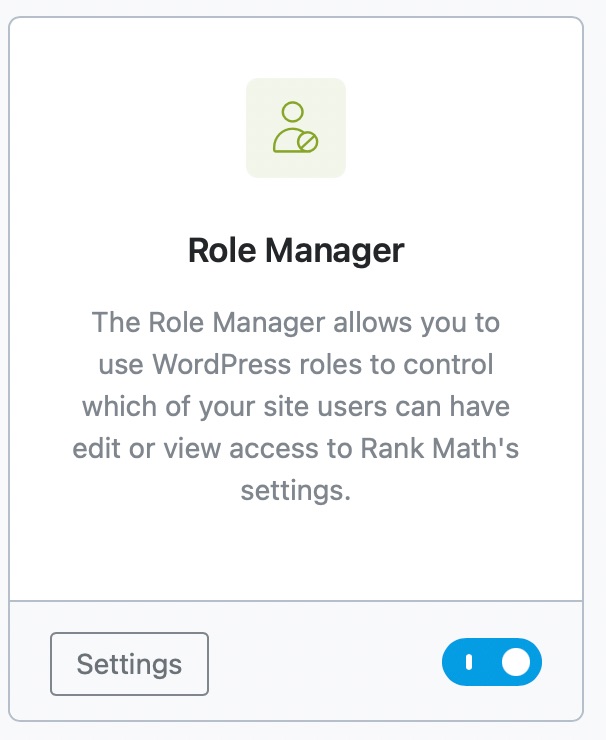 Role Manager module