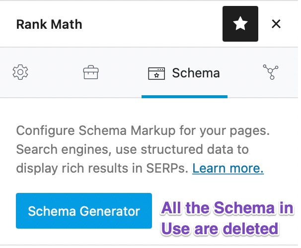 Schema Deleted