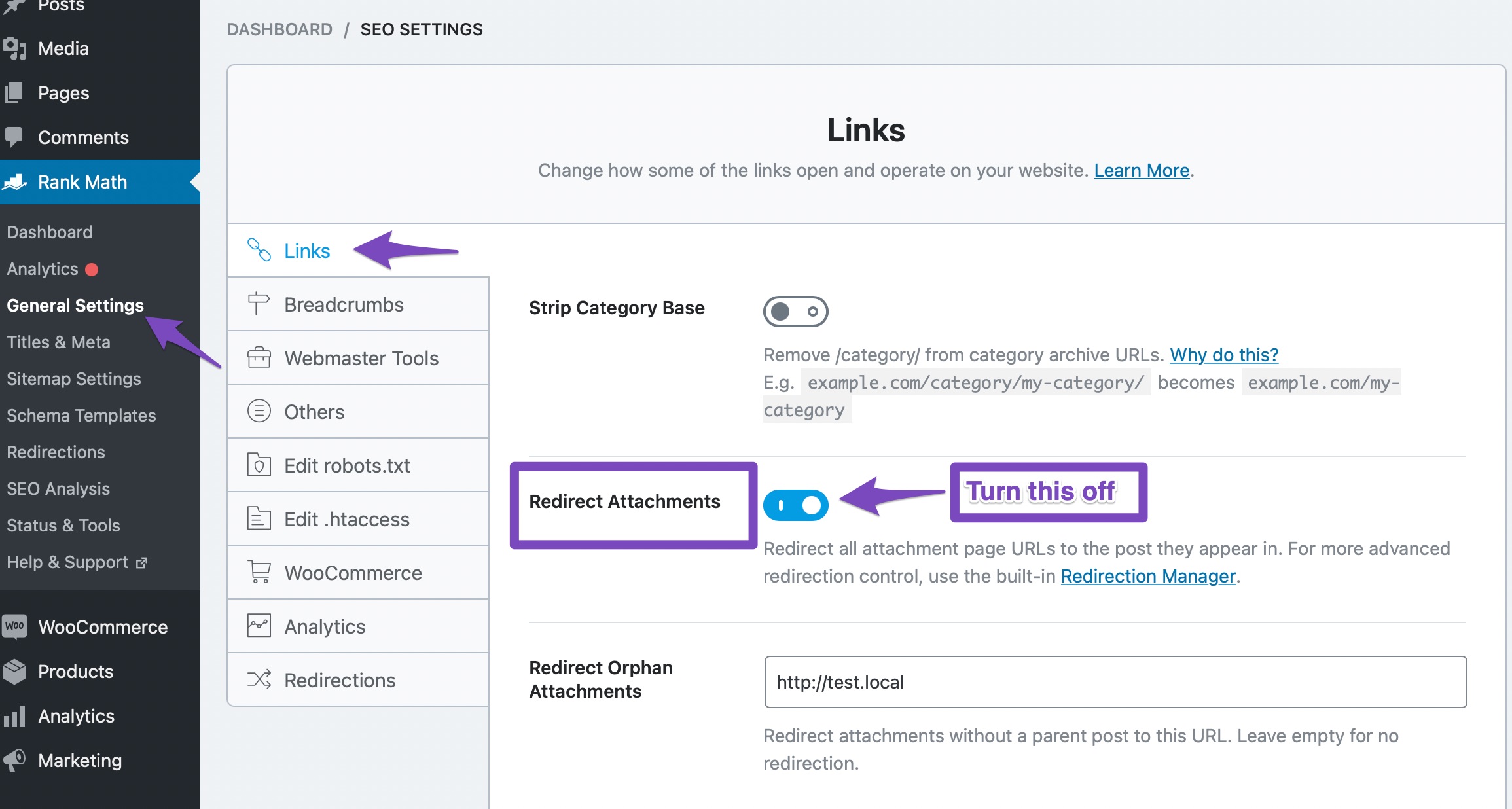 turn setting off to enable media sitemaps
