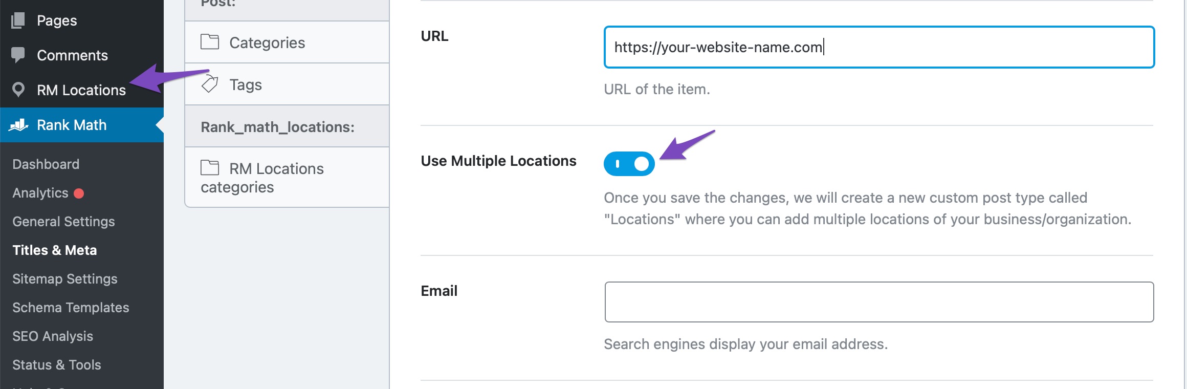 Enable Use Multiple Locations option