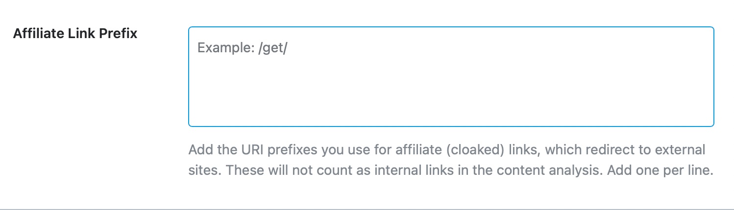 Affiliate Link Prefix