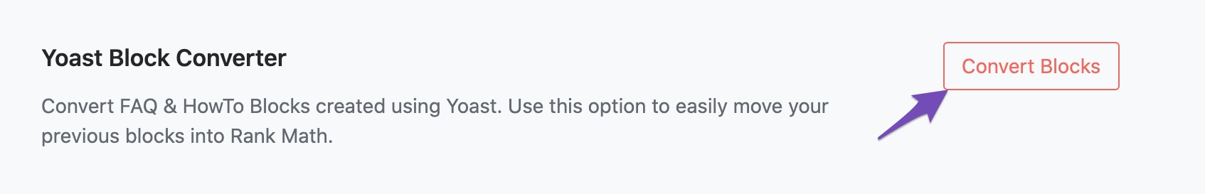 Yoast Block Converter