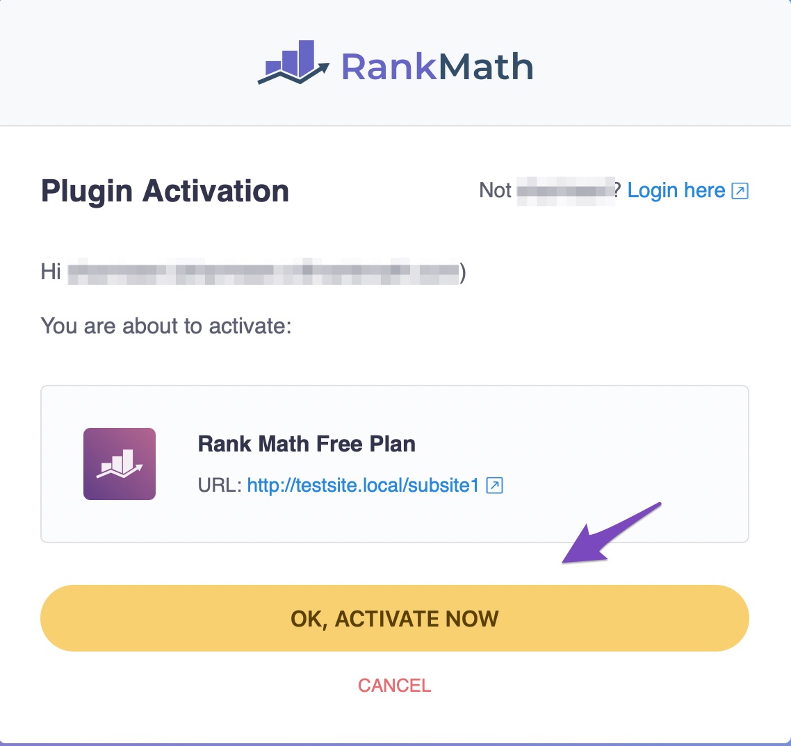 Plugin Activation