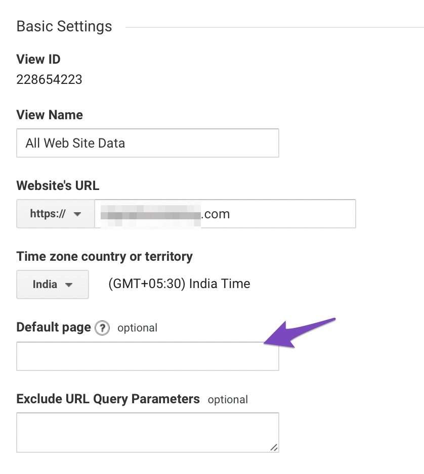 Remove the domain name